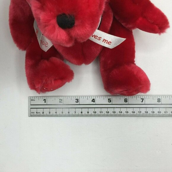 UC Irvine Someone At UCI Loves Me 10" Red Plush Teddy Bear Embroidered Heart - Picture 5 of 9